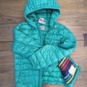 Kids light puffer jacket | size 10 | Primary brand | green